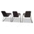Contemporary Set of Three Flo Chairs and Dining Table by Patricia Urquiola for Driade For Sale - Image 3 of 10