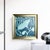 Original hand-painted oil painting by artist Tatiana Duperault Charming still life — drooping flowers in a textured round...