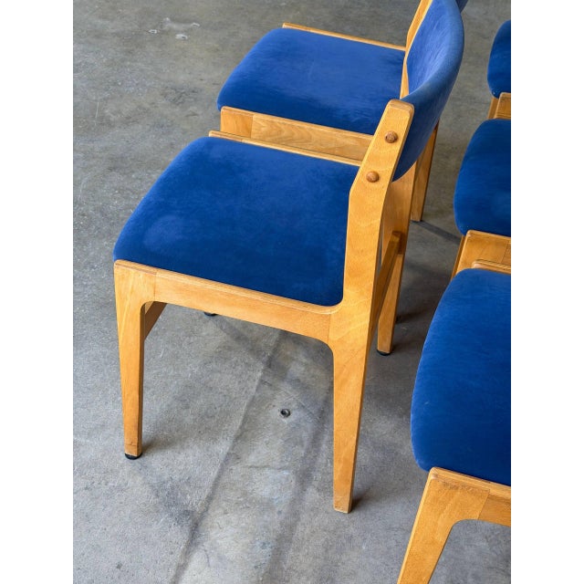 Mid 20th Century Mid 20th Century Set of 5 Danish Modern Dining Chairs in the Style of Erik Buch For Sale - Image 5 of 9