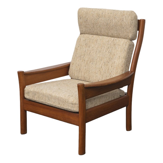 Vintage Lounge Chair in Teak from Dyrlund, 1960s For Sale