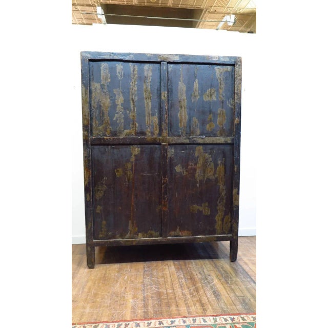 Brick Red 18th Century Chinese Cabinet For Sale - Image 8 of 11