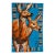 Two Deer Modern Folk Art Painting by Mikel Davison For Sale