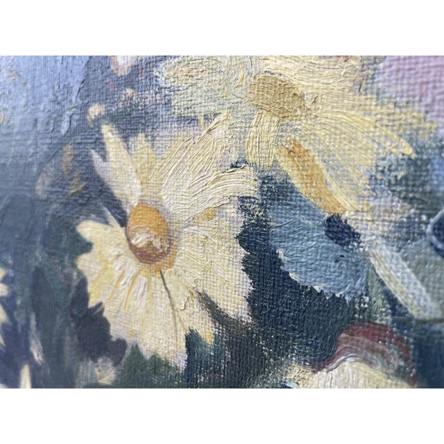 Charles Swyncop, Floral Still Life, 1920s, Oil on Canvas For Sale - Image 13 of 18