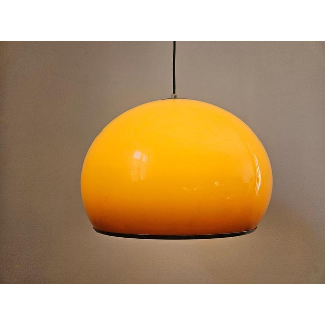 Plastic Mid-Century Meblo Pendant from Guzzini, Italy, 1970s For Sale - Image 7 of 15