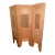 1980s Folding 3 Panel Wood Room Divider For Sale