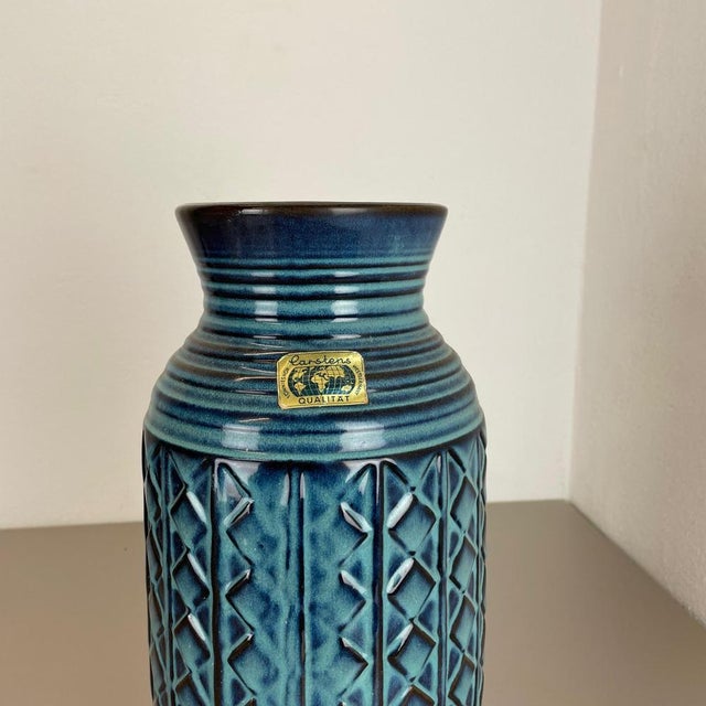 Large Brutalist Fat Lava Ceramic Vase from Carstens Tönnieshof, Germany, 1970s For Sale - Image 6 of 18