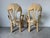 Vintage Boho Chic Coastal Rattan & Leather-Wrapped Dining Chairs – Set of 4 For Sale - Image 4 of 12