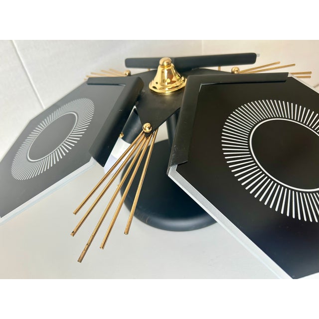 1980s Geometric Ceiling Light, 1982 For Sale - Image 5 of 7