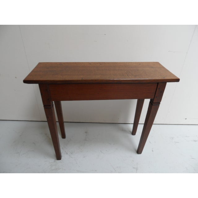 Antique Oak Side Table, 1890s For Sale - Image 11 of 12