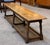 English Antique English Oak Full Width Refectory Bench With Generous Seating c.1920 For Sale - Image 3 of 11