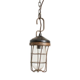Antique Inspection Pendant Light, 1930s For Sale