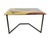 Saporiti Italia Wooden Table with Geometric Inlays and Metal Base by Offredi for Saporiti, 1980s For Sale - Image 4 of 14