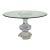 Vintage Abstract Lucite Base Dining Table For Sale