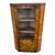 Regency Style Circassian Walnut Corner Cabinet. For Sale