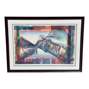 Late 20th Century ‘Blue Storm’ Monoprint by Michael John Marsh