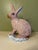 Large Herend Red/Rust Bunny