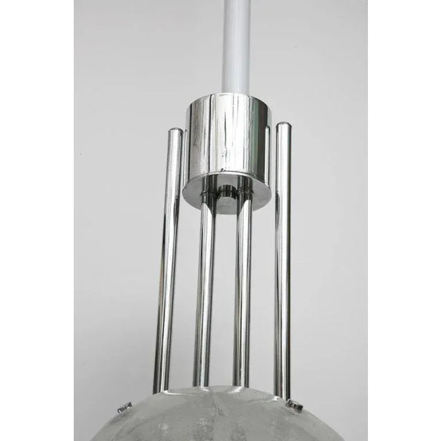 Metal Angelo Brotto Pendant Lamp for Esperia Italy For Sale - Image 7 of 10