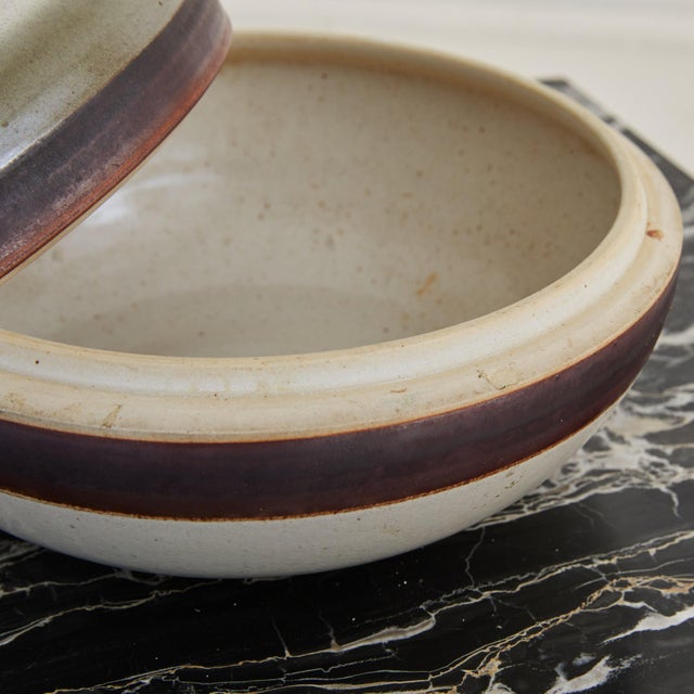 Late 20th Century Italian Ceramic Lidded Bowl by Nanni Valentini for Ceramica Arcore, 1970s For Sale - Image 5 of 8