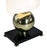 Italian Table Lamps in Brass with Murano Glass Base and Shades, Set of 2 For Sale - Image 9 of 10