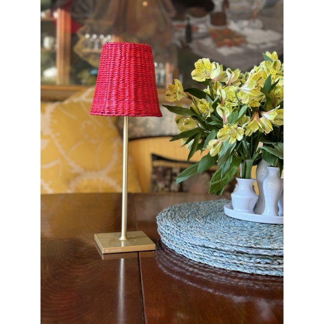 Seagrass Shade Cover (Empire in Red) For Sale - Image 4 of 4