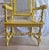Antique Victorian Renaissance Revival Carved Wood Cane Armchair in Yellow For Sale - Image 10 of 10