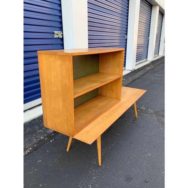 Vintage Paul Mccobb For Planner Group Winchedon Mid Century Modern Table With Bookcase Chairish
