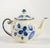 Teapot, tea pitcher signed Grela white and blue ceramic. Measures 25 x 15 x h 18. Category: accessories vintage style....