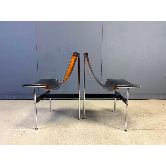 T Side Chairs by Katavolos, Littell & Kelley for Laverne International, 1960, Set of 2 For Sale - Image 6 of 11