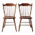 Vintage Dining Side Chairs Pair For Sale
