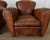 Pair of Antique French Leather Club Chairs - Circa 1920s For Sale In Orlando - Image 6 of 16