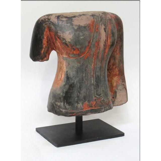 Mid 18th Century 18th C. Buddha Torso For Sale - Image 5 of 5