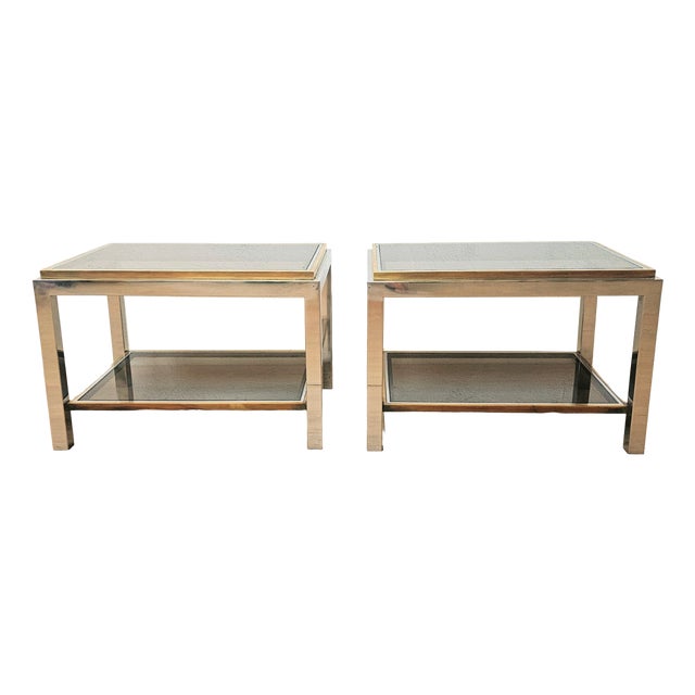 Side Tables by Jean Charles Paris, 1970s, Set of 2 For Sale