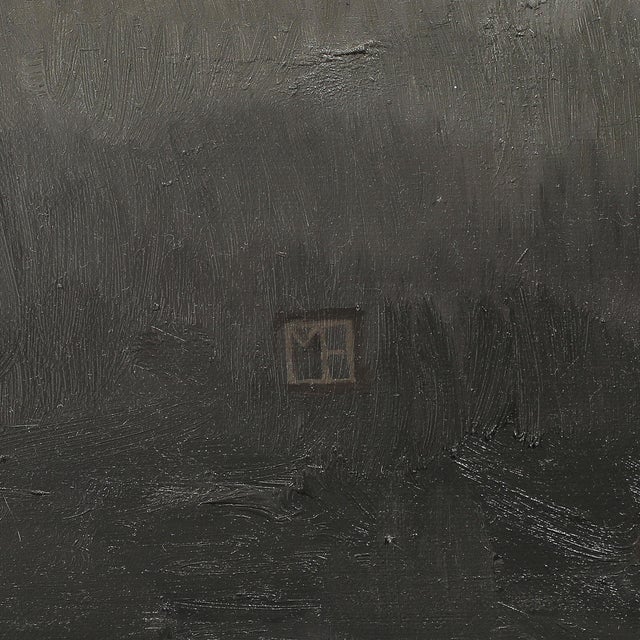 Modernist Oil on Linen Painting Entitled "Dancers" by Michele Harvey For Sale - Image 14 of 18