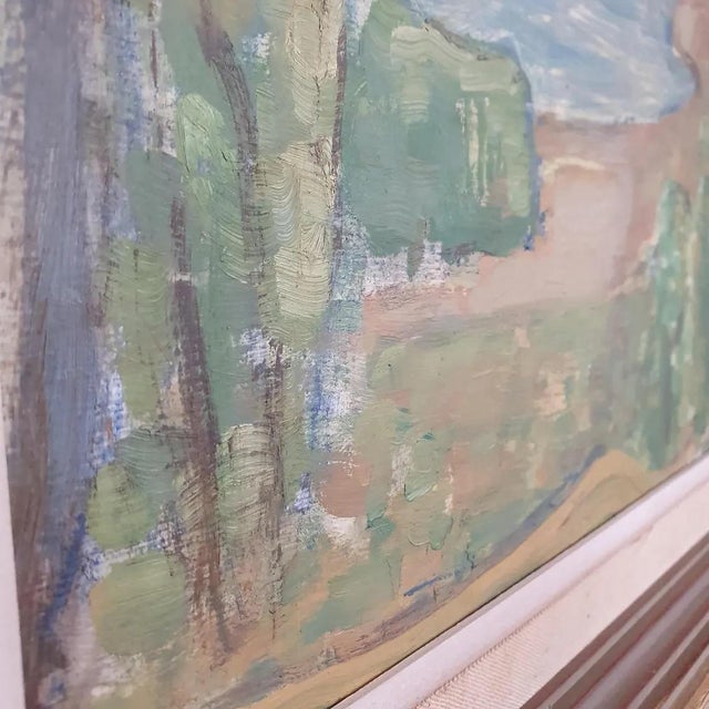 C. Åmell, River Landscape, 1948, Oil Painting on Panel, Framed For Sale - Image 12 of 18