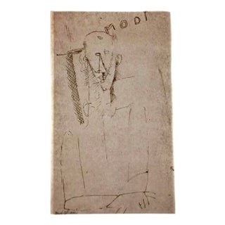 Amedeo Modigliani, Portrait of a Man, Limited Edition Lithograph, Early 20th Century For Sale