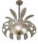 Vintage Art Deco Murano Glass Chandelier with Eighteen Leaves by Ercole Barovier, 1930s For Sale