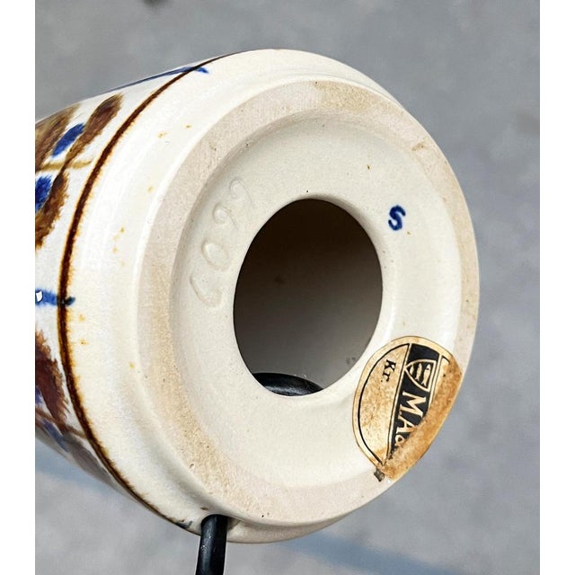 Mid-Century Modern Danish Studio Pottery Table Lamp by Michael Andersen, 1960s For Sale - Image 15 of 18
