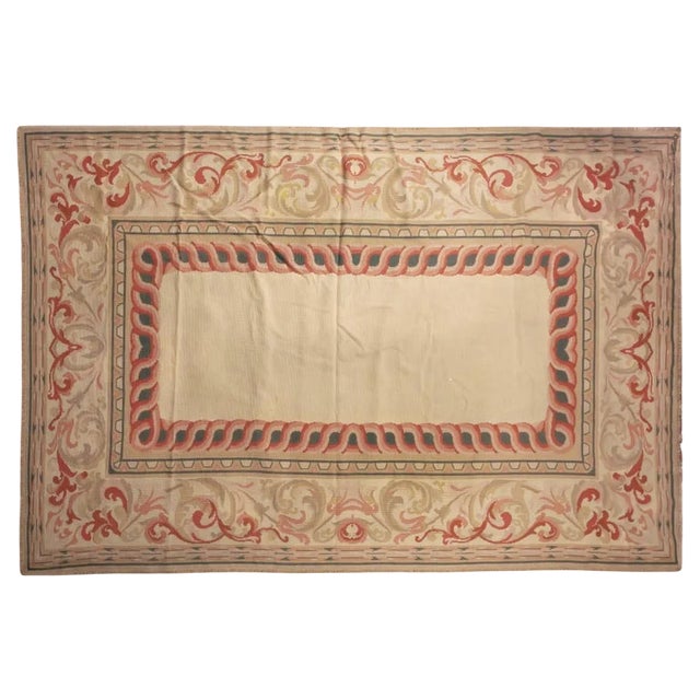 Portuguese Arraiolos Rug, 20th Century For Sale