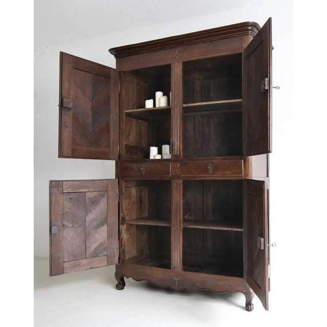 19th Century French Provincial Cherrywood Cabinet For Sale - Image 6 of 18