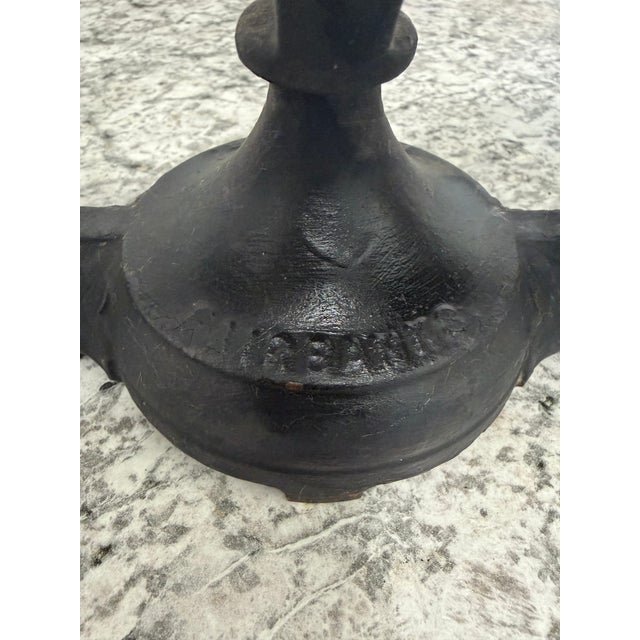 Early 21st Century Antique Fairbanks Cast Iron Balance Scale 7” Tall 12” Long - No Weights, Untested For Sale - Image 5 of 12