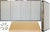 "Rinpa Iris Yatsuhashi" by Taizan, Heisei Era Japanese Painted Byobu Screen For Sale - Image 17 of 18