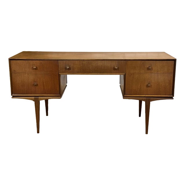 English Teak Desk, 1970s For Sale