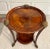 Brown Maitland-Smith Flame Mahogany Brass Seashell Round Side Table For Sale - Image 8 of 12