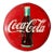 Vintage Coca-Cola Metal Button Sign For Sale