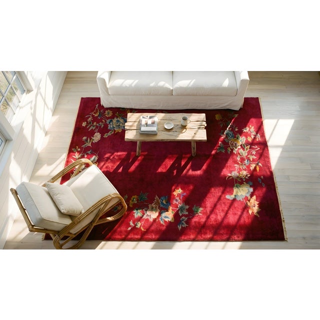 1930s Chinese Art Deco Carpet For Sale - Image 15 of 15