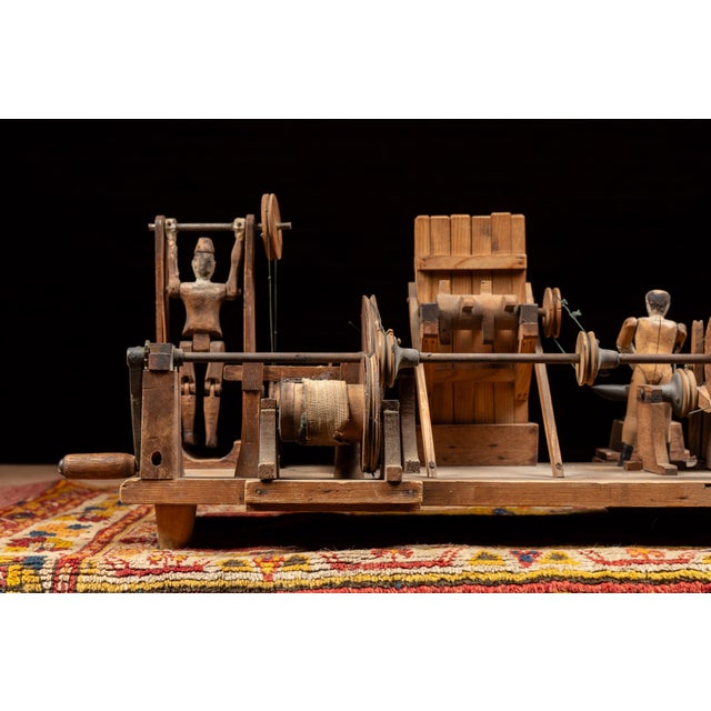 Early 20th Century Mechanical Blacksmith Forge Sideshow Model For Sale - Image 11 of 17