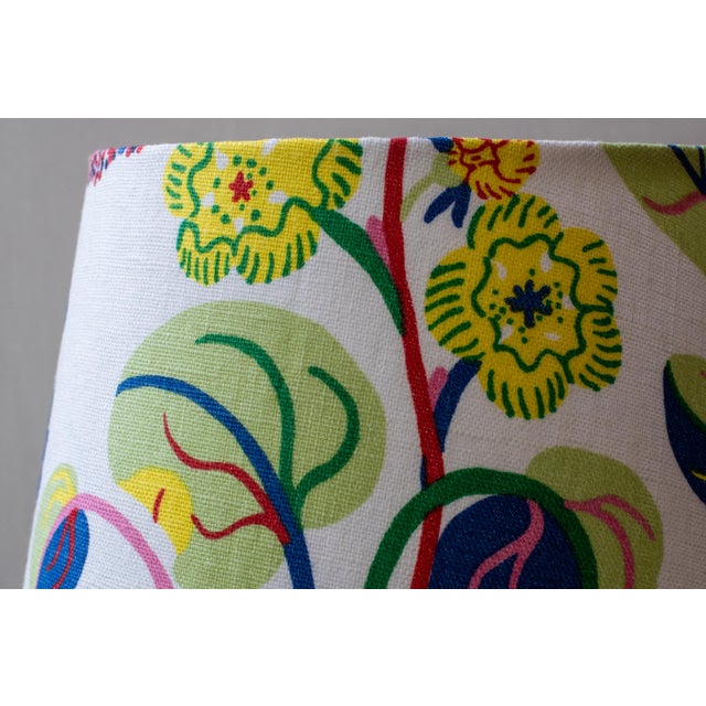 Textile Josef Frank Exotic Butterfly Handmade Lampshade For Sale - Image 7 of 10