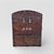 Chestnut Antique Dome-Top Wooden Trunk With Original Iron Hardware and Patina, Late 19th Century For Sale - Image 8 of 15