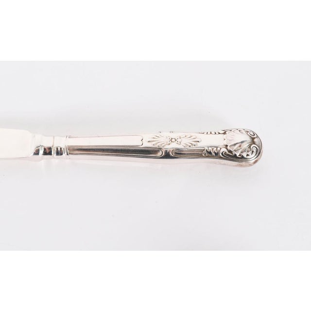 Vintage English Silver-Plated Canteen for 12 attributed to Cooper Bros, 20th Century, Set of 109 For Sale - Image 12 of 18