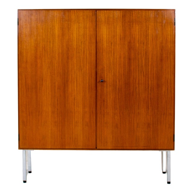 Vintage Highboard in Walnut, 1960s For Sale